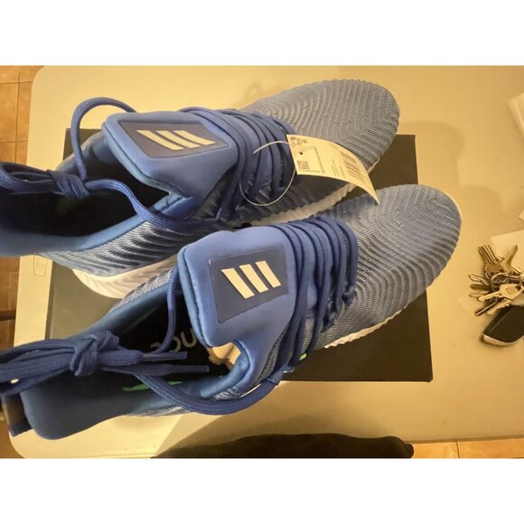 adidas Alphabounce Instinct Hi-Res Blue Men's Size 10.5 - Picture 3 of 10